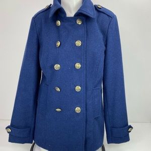 Cabi Women’s Military Nautical Wool Blend Jacket